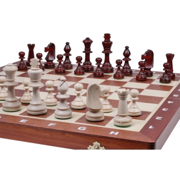 TOURNAMENT No 5 Inlaid (intarsia) - New Line, instert tray, wooden pieces
